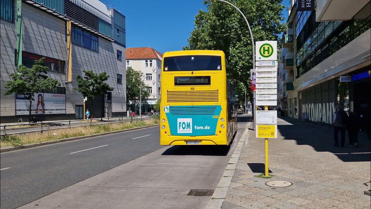 Bus Berlin | Mitfahrt im 181 von Britzer D./Mohriner A. bis U Walther-Schreiber-Platz im ADL DL 21