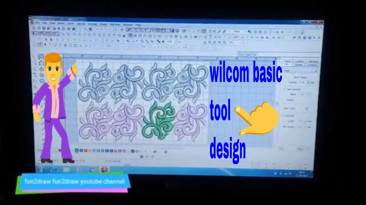wilcom 2006 Embroidery digitizing tutorial in hindi | wilcom training courses