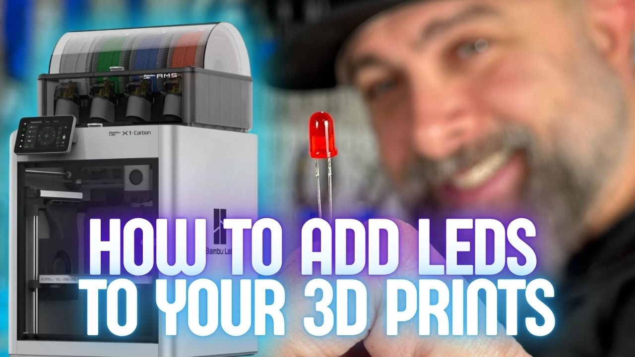 Как добавить светодиоды в ваши 3D-печатные модели &mdash; 3 простых способа подключения для начинающих ...