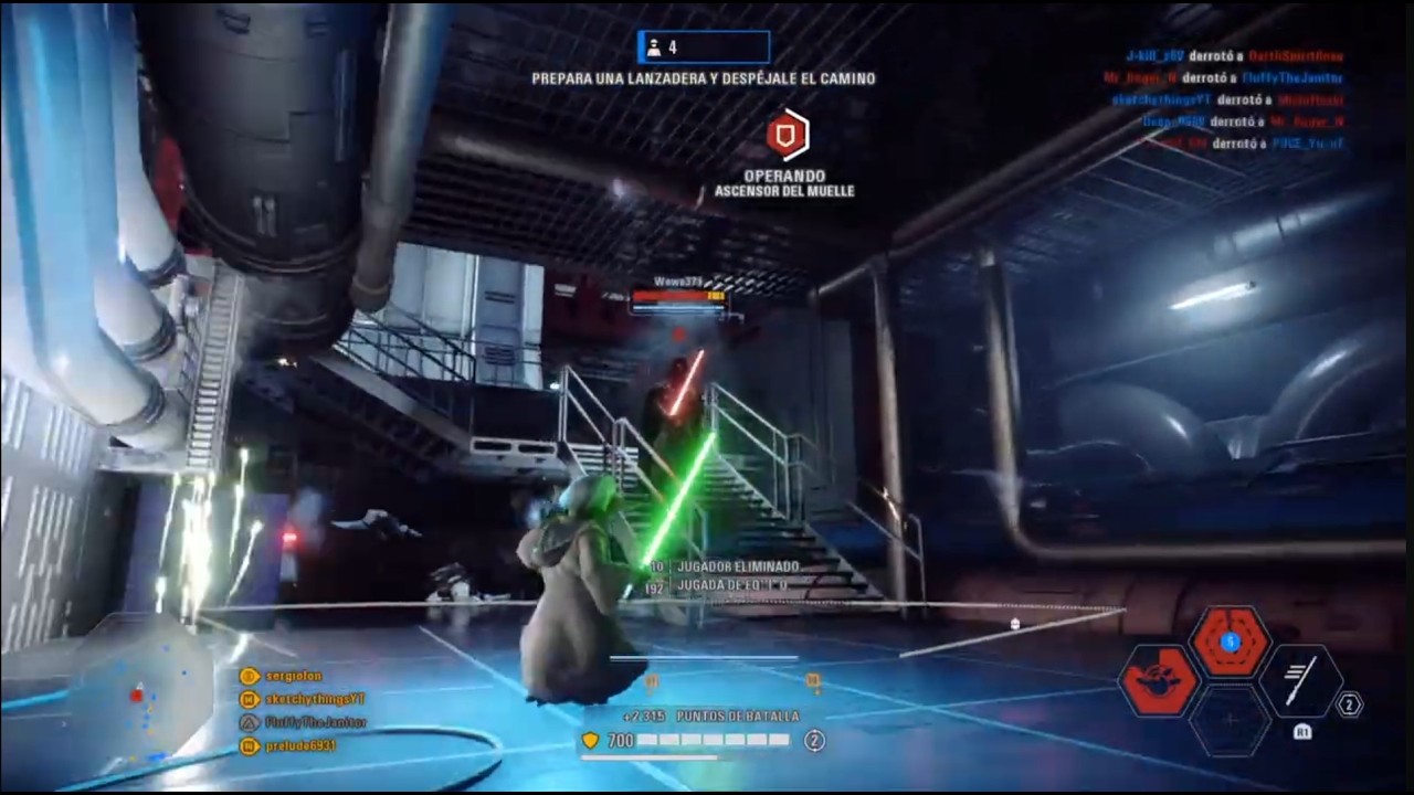 Yoda in the Death Star | Star Wars Battlefront II (2017) Gameplay