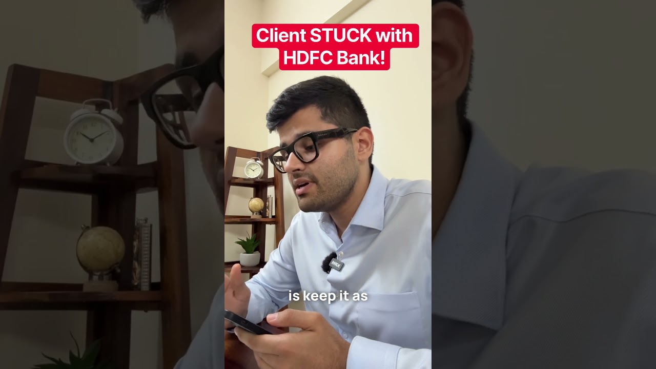 HDFC Bank is 15% of his Portfolio