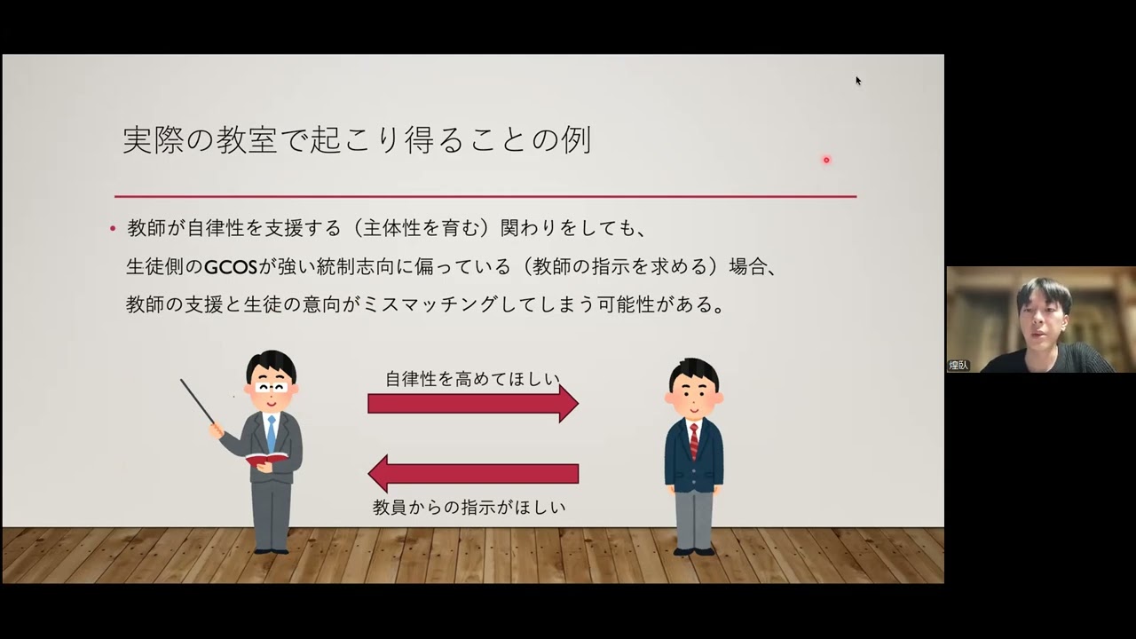 【ゲストトーク】「探究学習における『評価のズレ』が学習意欲を左右する：心理学的特性（GCOS）から見たフィードバックのあり方」