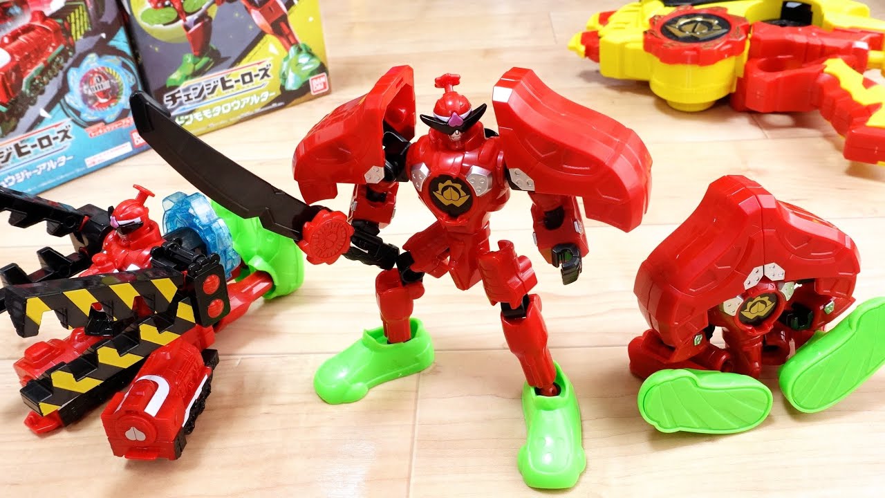 桃から変形合体！ドンモモタロウアルター & トッキュウジャーアルター レビュー！トッキュウモモタロウアルターに合体！ドンブラザーズのロボ枠？