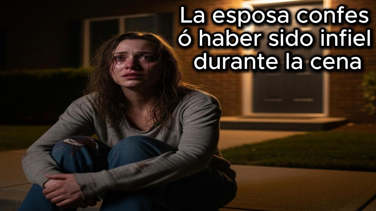 La esposa confesó haber sido infiel durante la cena.Setenta y dos horas después,su mundo se derrumbó