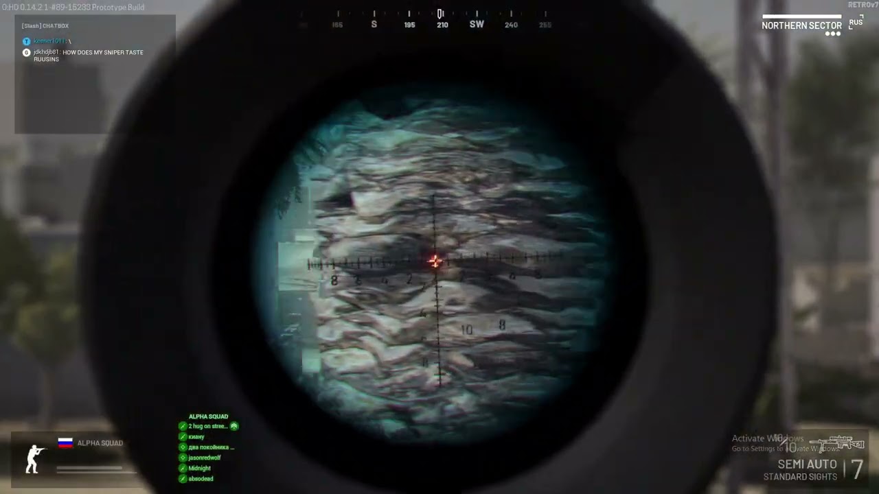 Getting my ass kicked on Operation Harsh doorstep.