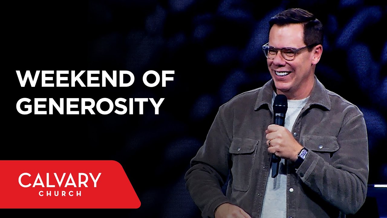 Weekend of Generosity - 2 Corinthians 8:1-2; 9:6-11 - Jud Wilhite