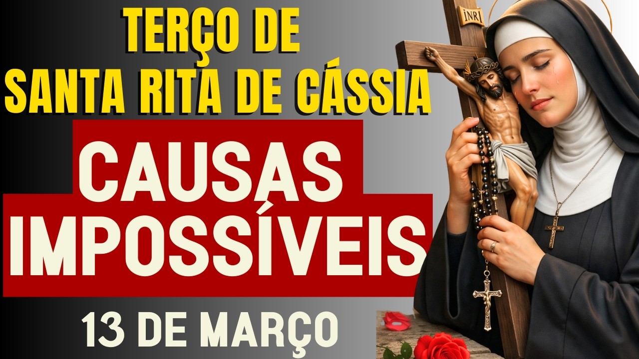 QUANDO TUDO PARECER IMPOSSÍVEL, REZE ESTE TERÇO DE SANTA RITA VEJA MILAGRES HOJE