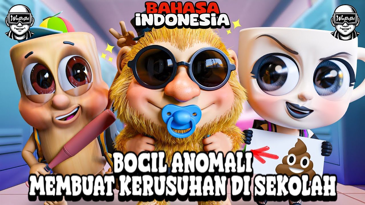 DUBBING INDONESIA: BOCIL ANOMALI MEMBUAT KEGADUHAN DI SEKOLAH  - ANIMASI ANOMALI