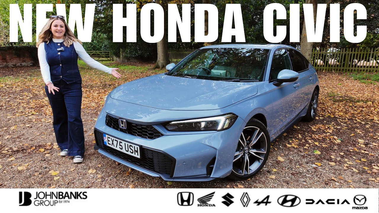 Обновленный Honda Civic 2026 года | Что нового в обновлённом Civic Hybrid? Великобритания