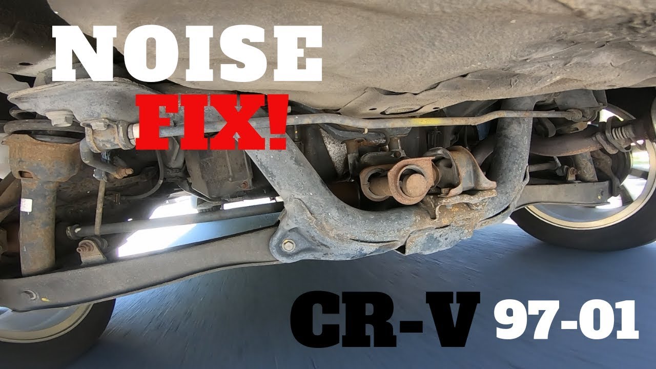 2001 HONDA CRV PROJECT BUILD | PART 003 REAR DIFFERENTIAL NOISE FIX/ DYNAMIC DAMPER INSTALL