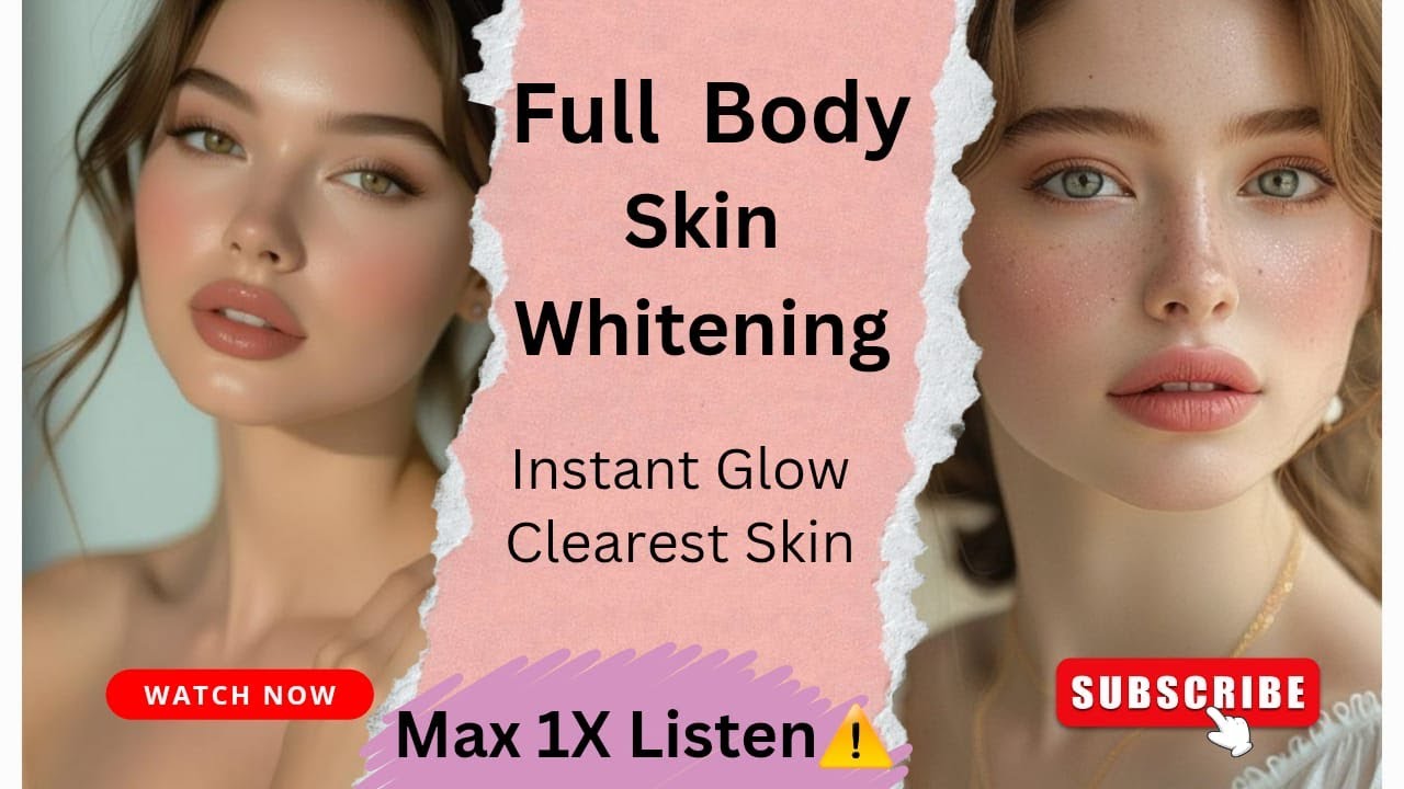 EXTREME Skin Whitening Subliminal | (FASTEST RESULTS) Reduce Melanin & Get Fair Skin FAST!  (333Hz )