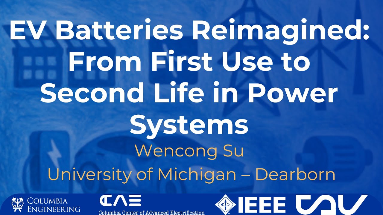 CCAE 2025: EV Batteries Reimagined: From First Use to Second Life in Power Systems