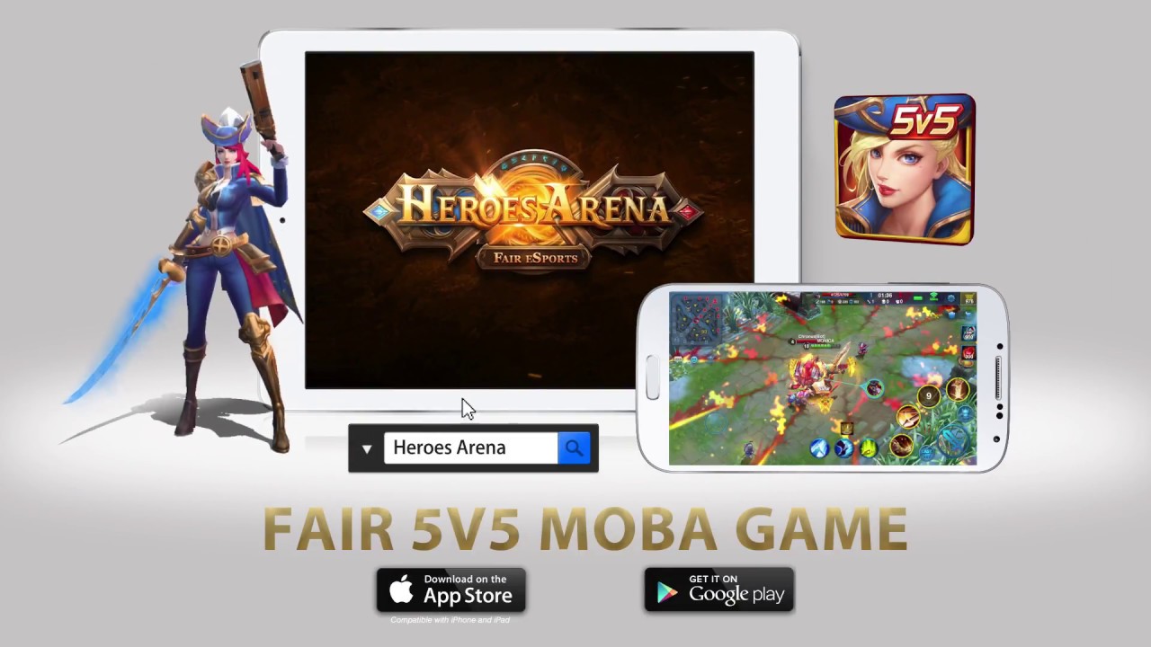 Best Global 5 vs 5 Mobile MOBA!