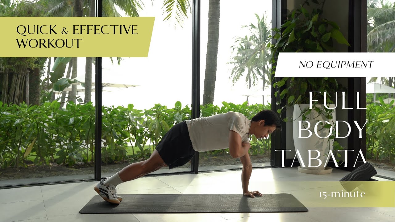 15-Minute Full Body Tabata | Quick, Intense & Effective Workout