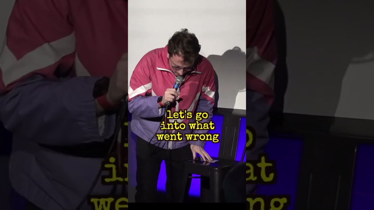 Someone left my Edinburgh fringe show and I had a breakdown