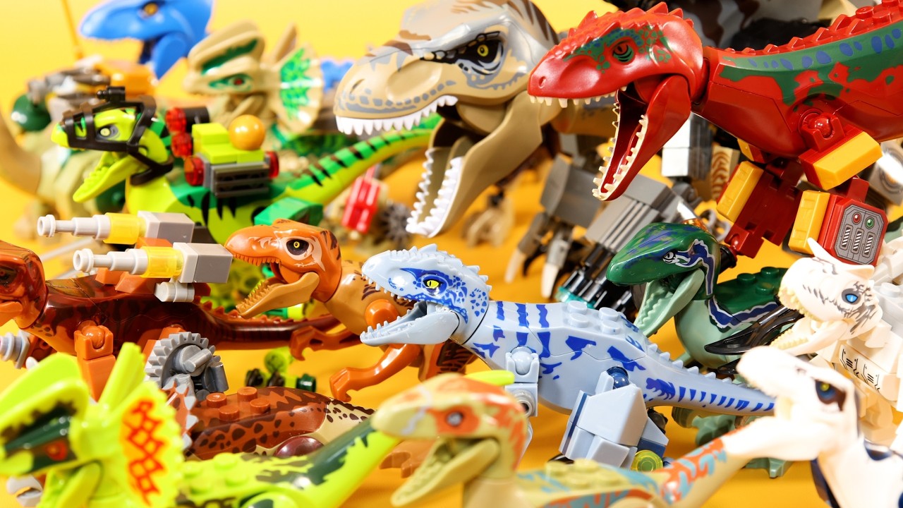 Dinosaur Minifigures LEGO Compatible Dinosaur Toy Mashup
