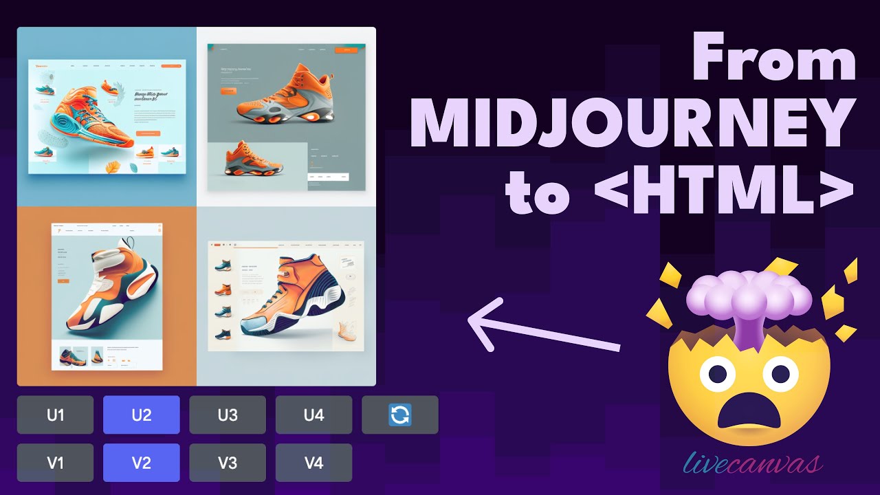 Mastering AI-Powered Web Design: from MidJourney Inspiration to Bootstrap, WordPress & LiveCanvas