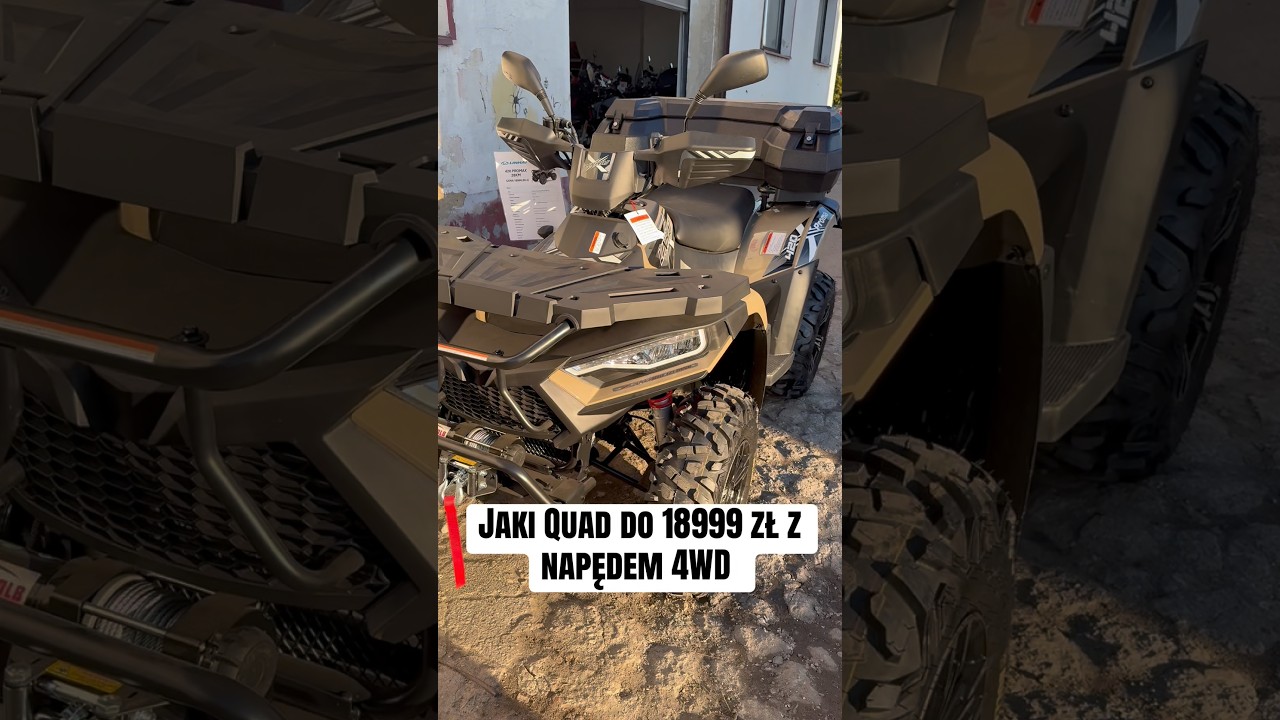 Jaki Quad do 18999 zł z napędem 4WD&nbsp; #husator #quad #segway
