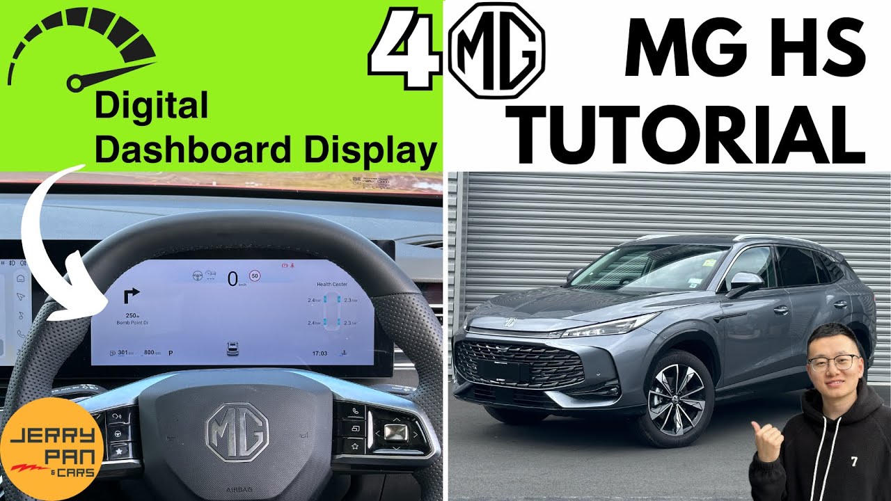 📗NEW MG HS Tutorial - 4. Digital Dashboard Display Explained | User Guide, Owner's Manual