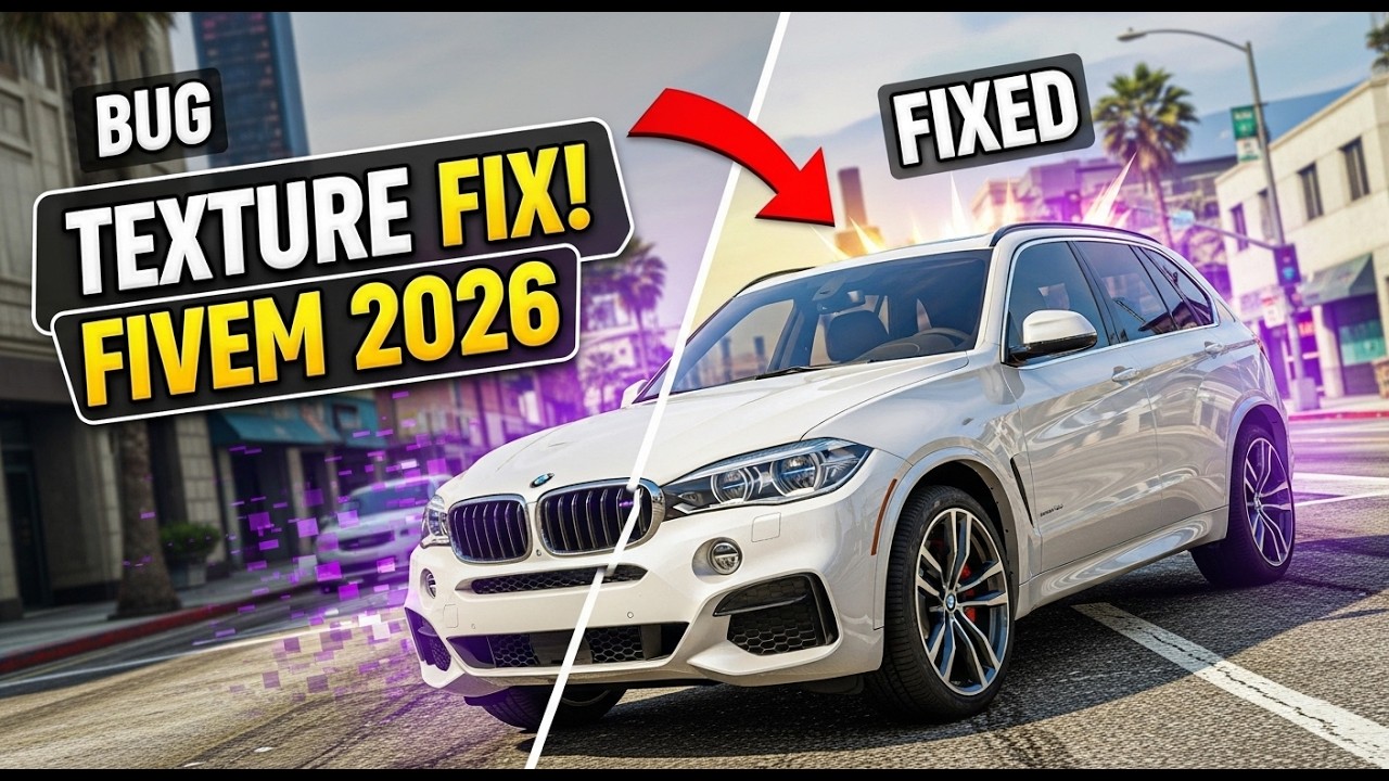 How to Fix Missing Textures in FiveM (2026) | Fix Textures Not Loading, Invisible Map & Props
