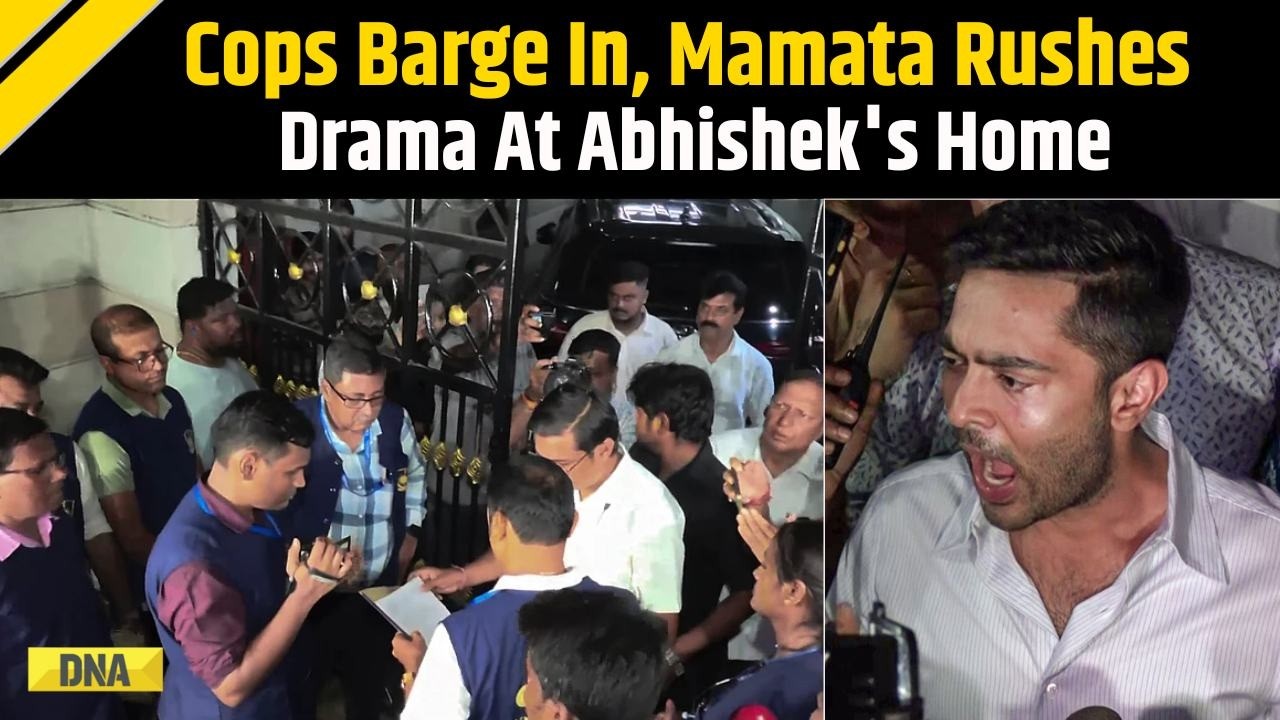 West Bengal News: Abhishek Banerjee Reacts to Police Search at Kolkata Home At 3 Am |Mamata Banerjee