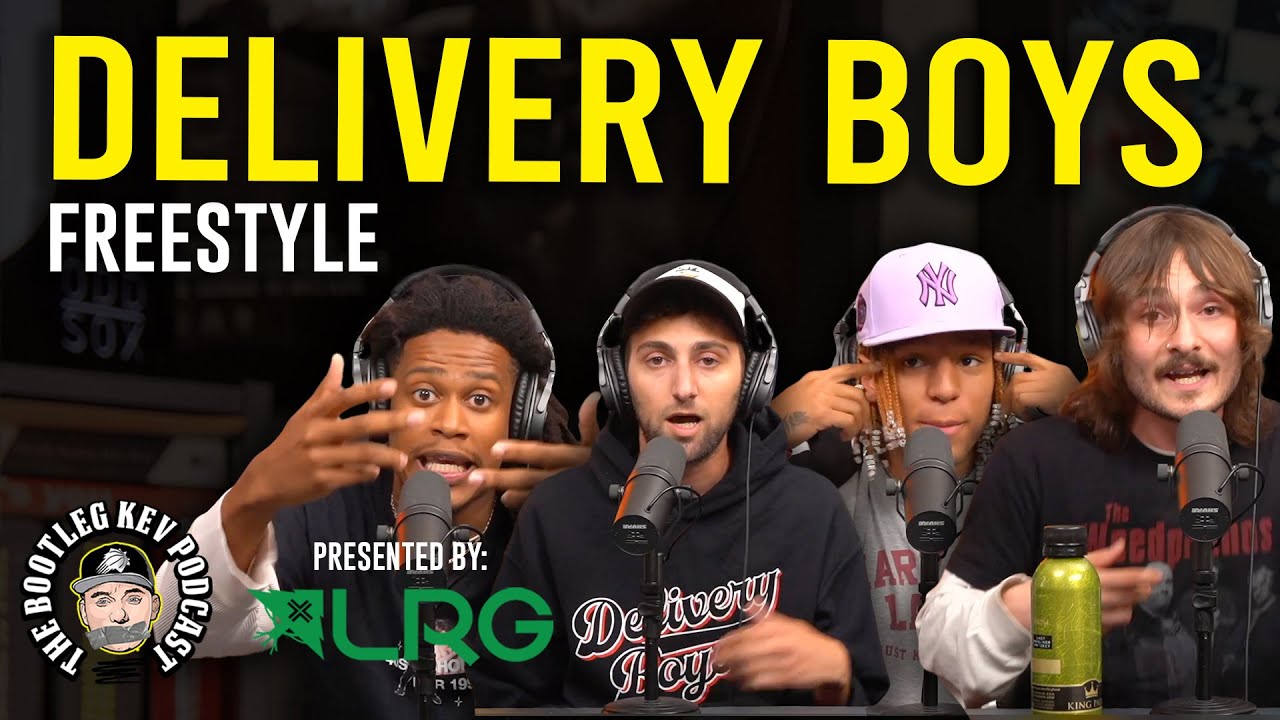 Фристайл группы Delivery Boys на 4 BEATS в подкасте The Bootleg Kev.