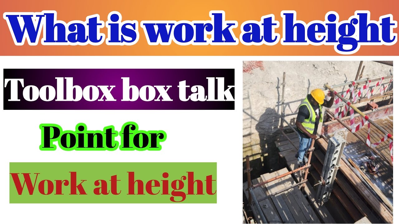 What is Work at height|| Toolbox talk point for work at height #neboshacademy #shortsvideo