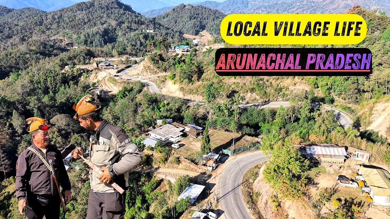 Hidden Tribal Culture 😳 Local Village Life in Arunachal Pradesh 😍 | North East Bike Ride 2025