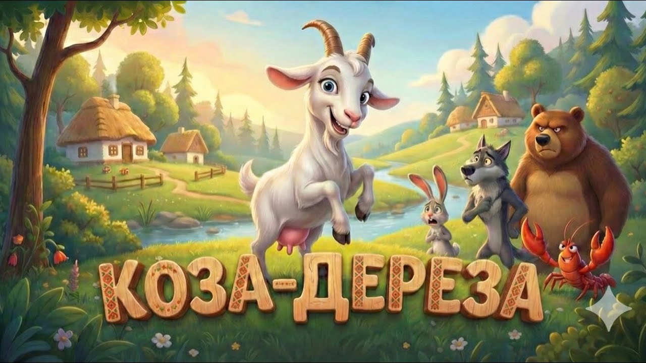 Коза-дереза🐐Казки українською мовою✨Українські мультики Dream lights🩵💛