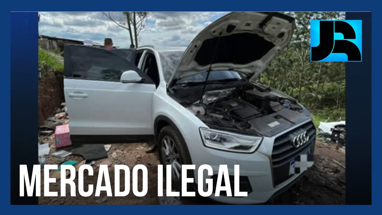 Carros de luxo furtados são levados para desmanches nas grandes cidades do Brasil