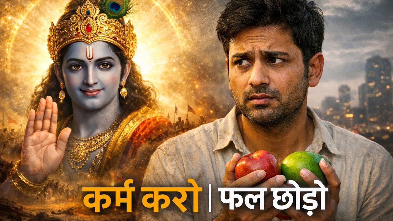 कर्म योग क्या है? | श्रीकृष्ण का सबसे गहरा उपदेश | कर्म करो फल छोड़ो | Bhagavad Gita