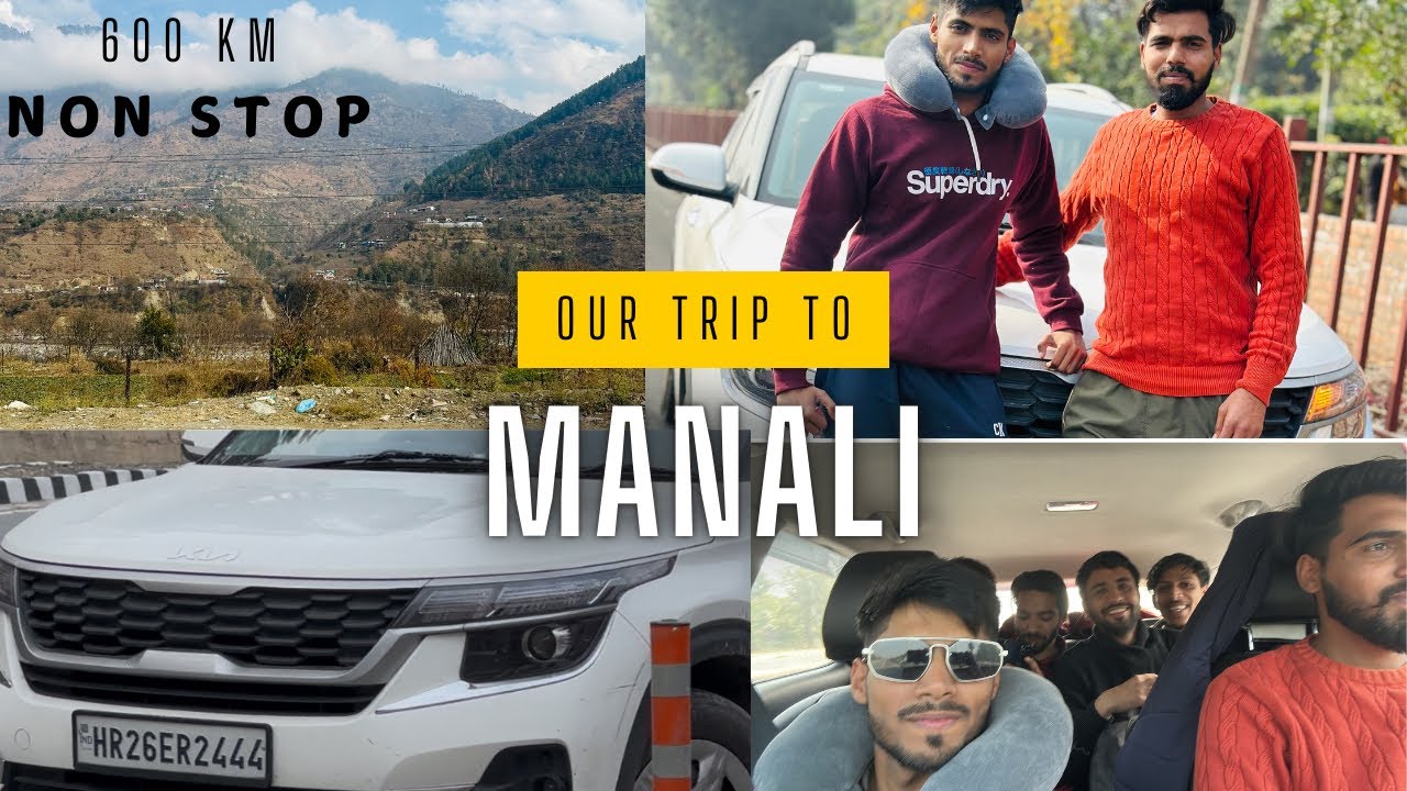 First Trip to Manali in Seltos🔥| 600Km NON-STOP😵@amaan__24