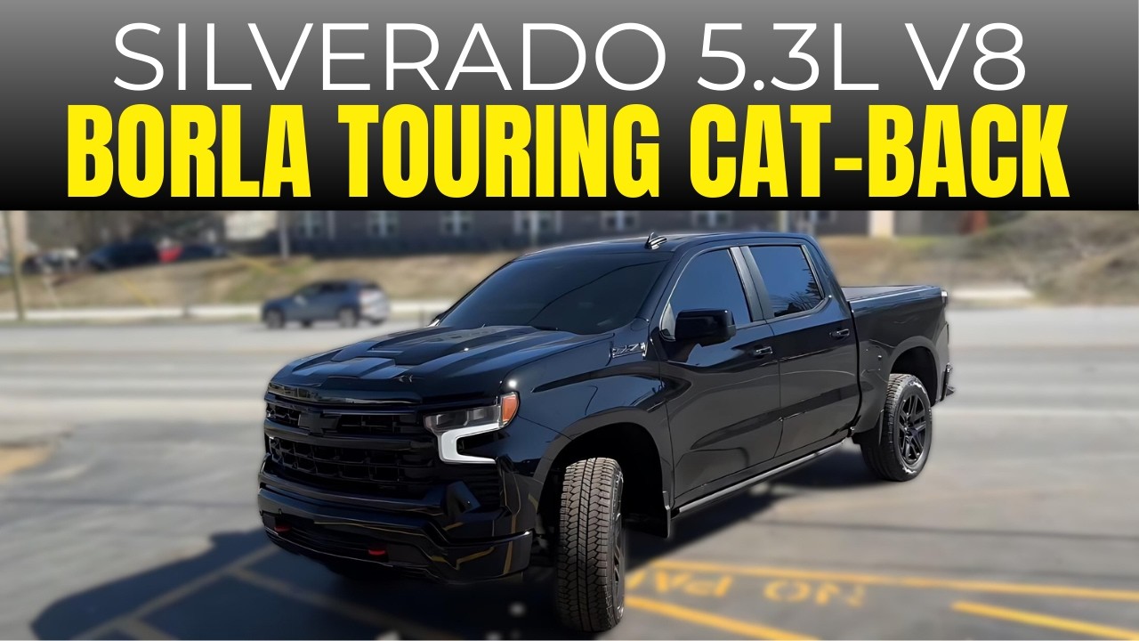 Chevrolet Silverado Trail Boss 2026 года с двигателем 5.3L V8 и выхлопной системой Borla Touring ...