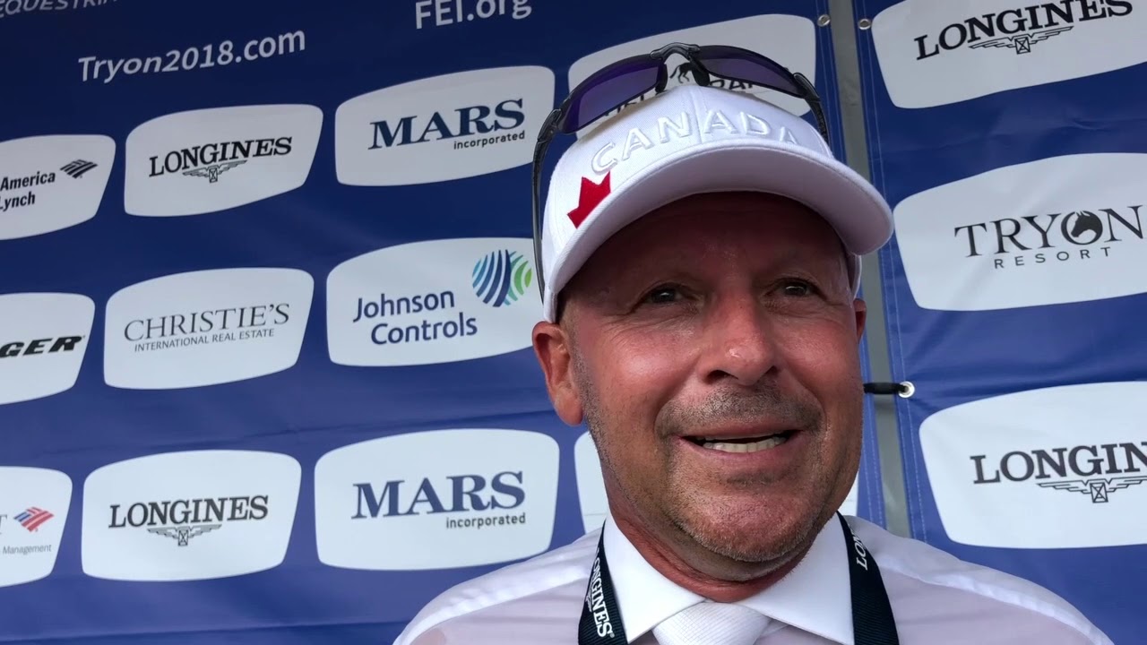 Eric Lamaze at FEI World Equestrian Games Tryon 2018