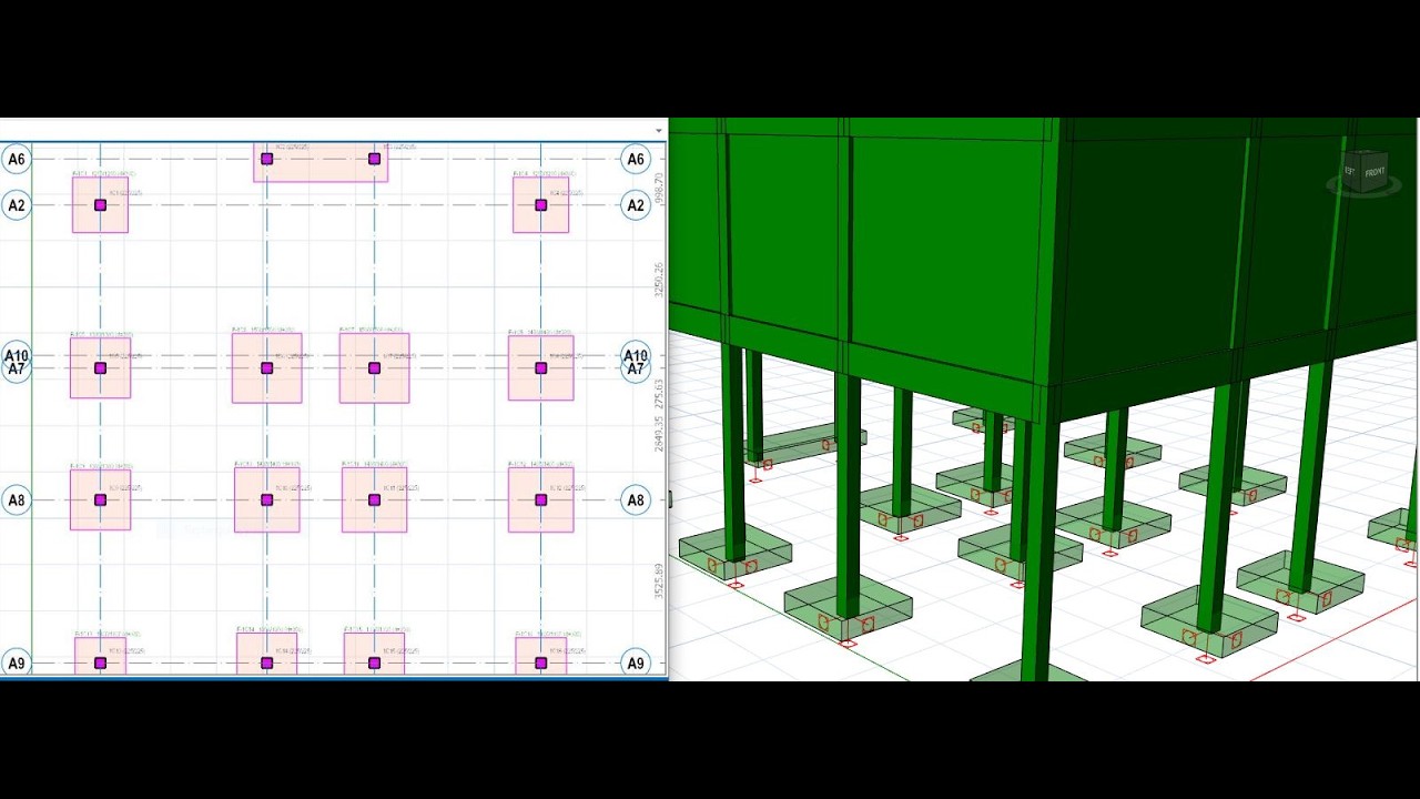 #STAGE 5: FOUNDATION SETTINGS AND ADJUSTMENTS DURING PAD FOOTING  DESIGN IN PROTASTRUCTURE.