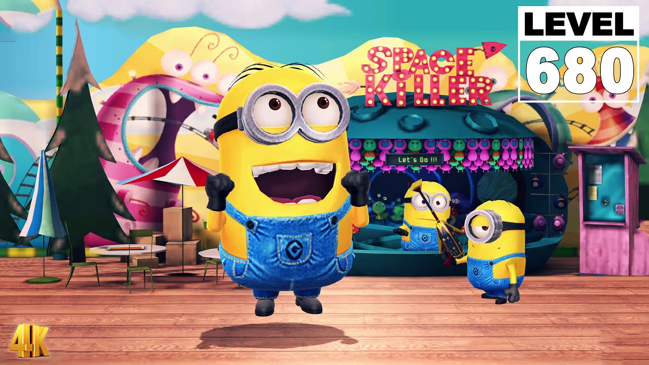 Despicable Me: Minion Rush Super Silly Fun Land LEVEL 680 - Dave Minion 3 Star No Damage | PC UHD4K