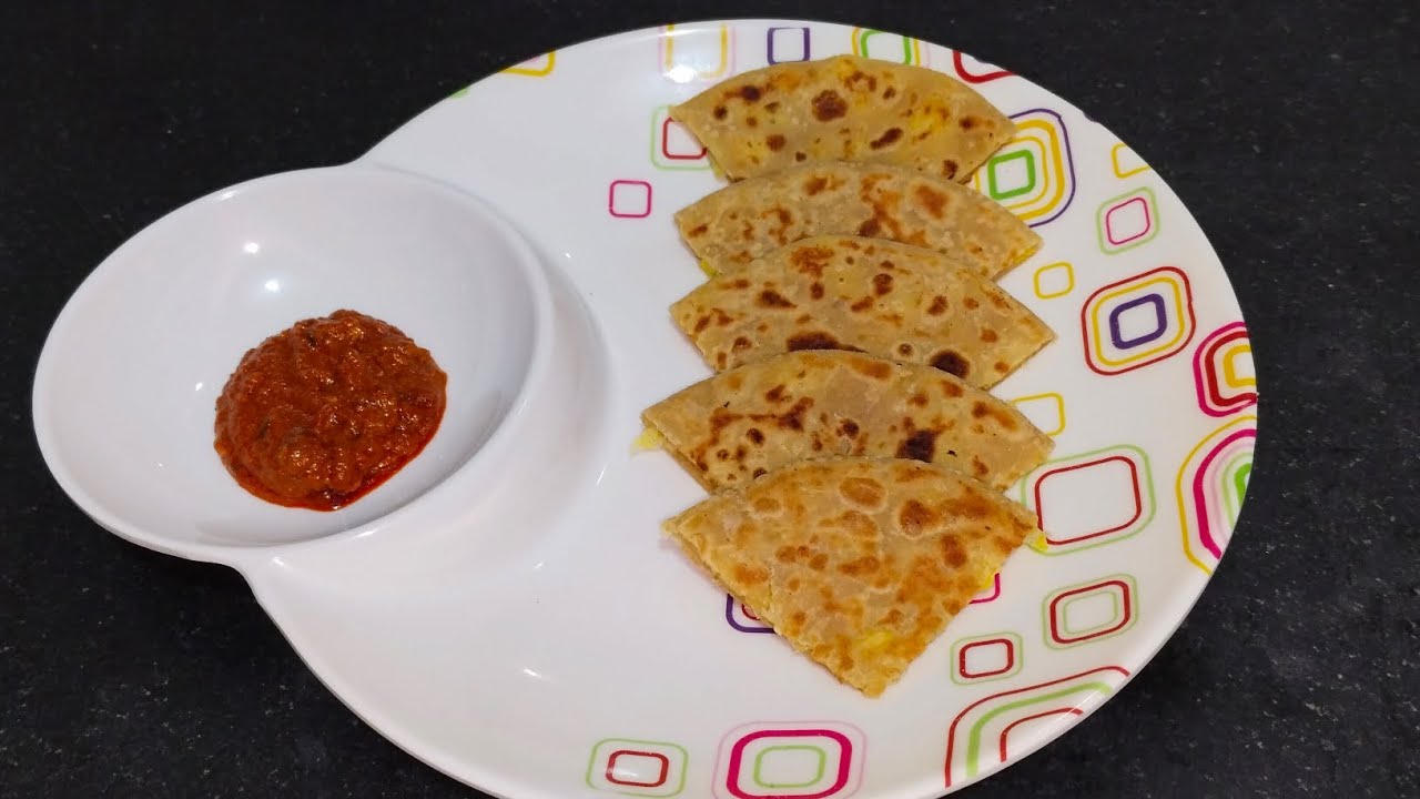 Cheese Corn Paratha Recipe by Cooking Kahani 🧑‍🍳