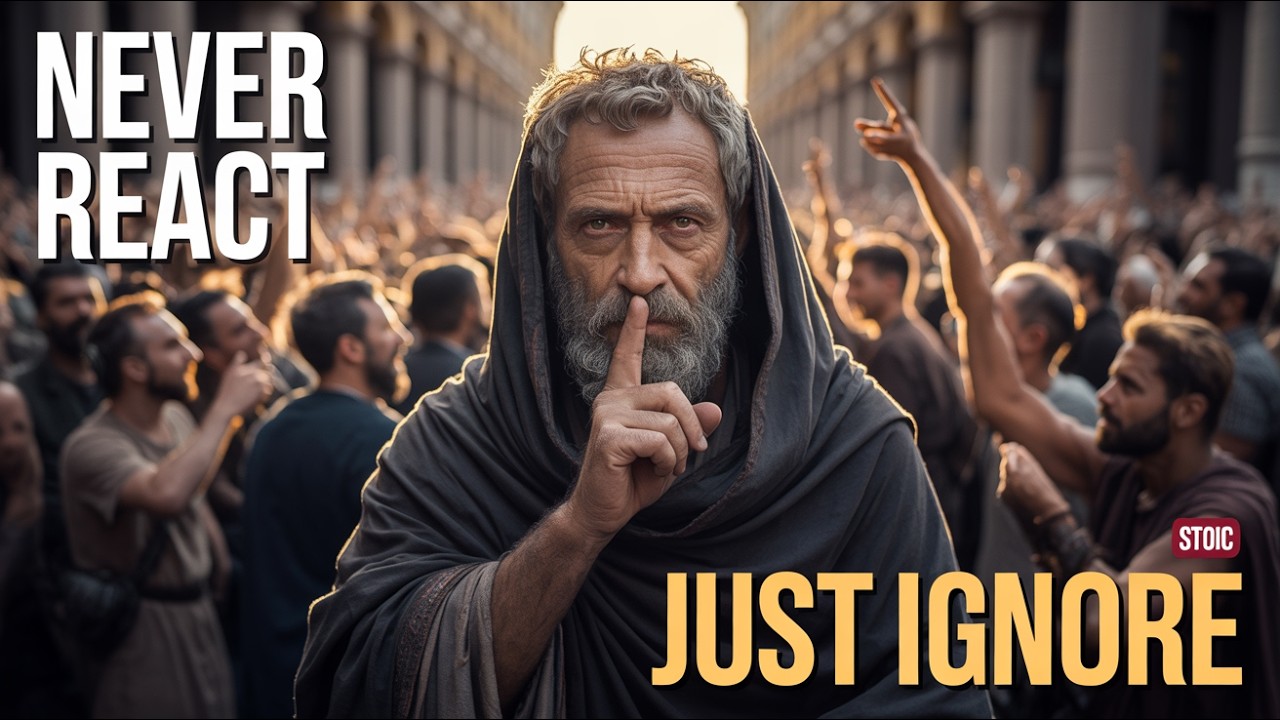 Never React, Never Explain, Just Ignore (Stoicism)