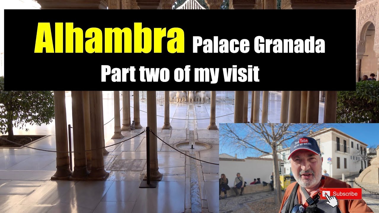 [4K]🇪🇸Granada, Spain: Full walking tour of Alhambra Palace Granada Part two of my visit