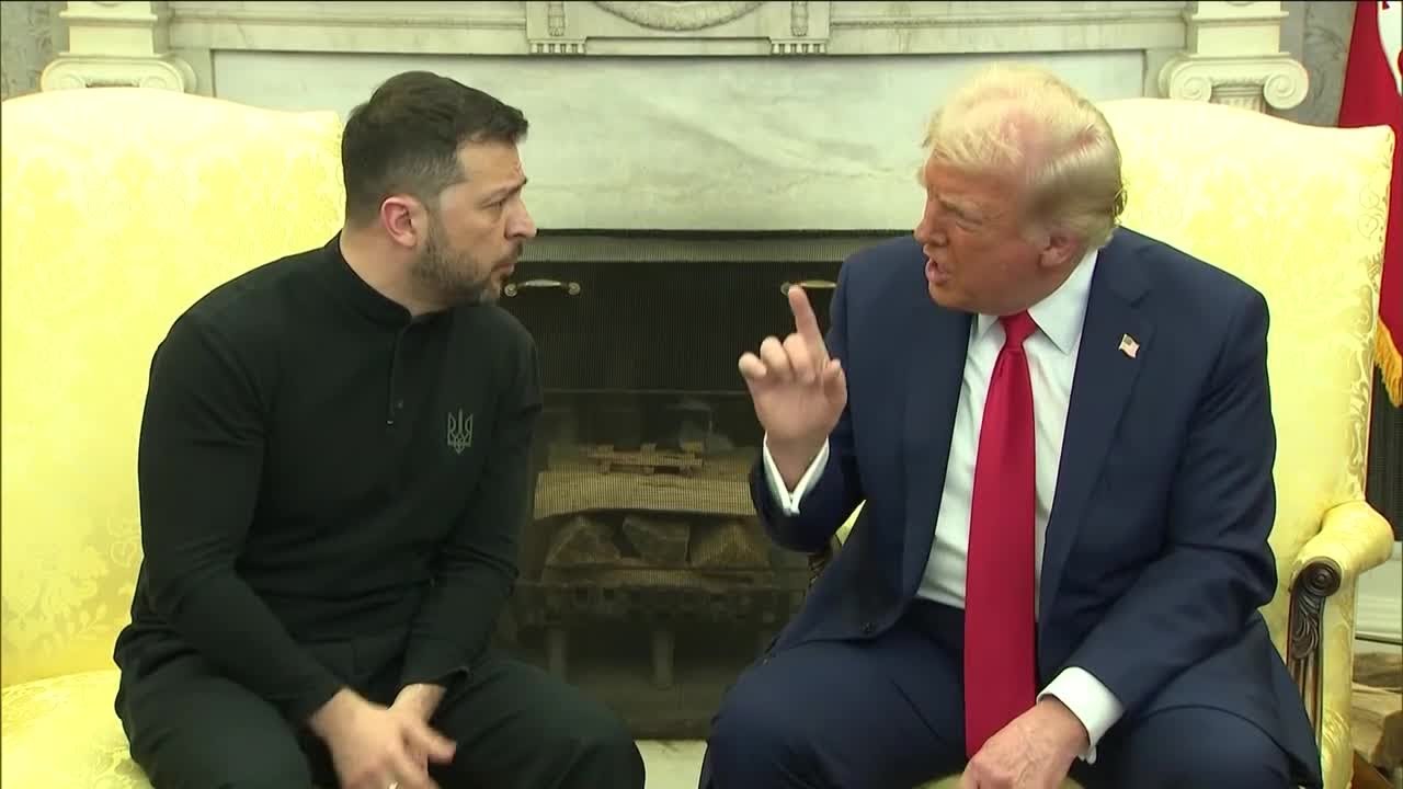 Full video: Oval Office meeting between Ukrainian President Volodymyr Zelenskyy and US President ...