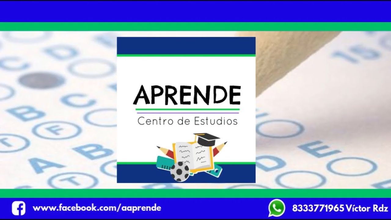 Curso de Preparación para proceso de Admisión 2020    Centro de Estudios Aprende