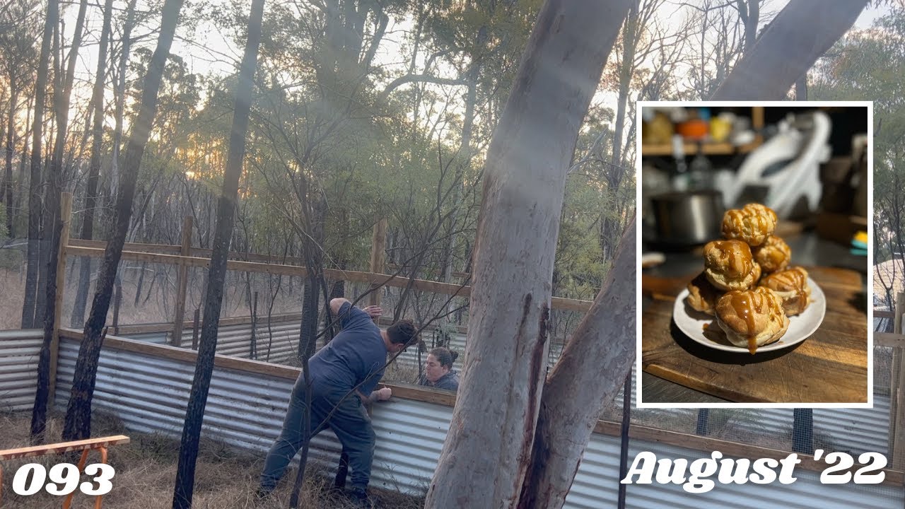 Profiteroles | Chicken Pen | Dairy Free Custard | Risotto and Osso Bucco | Off Grid Australia 093