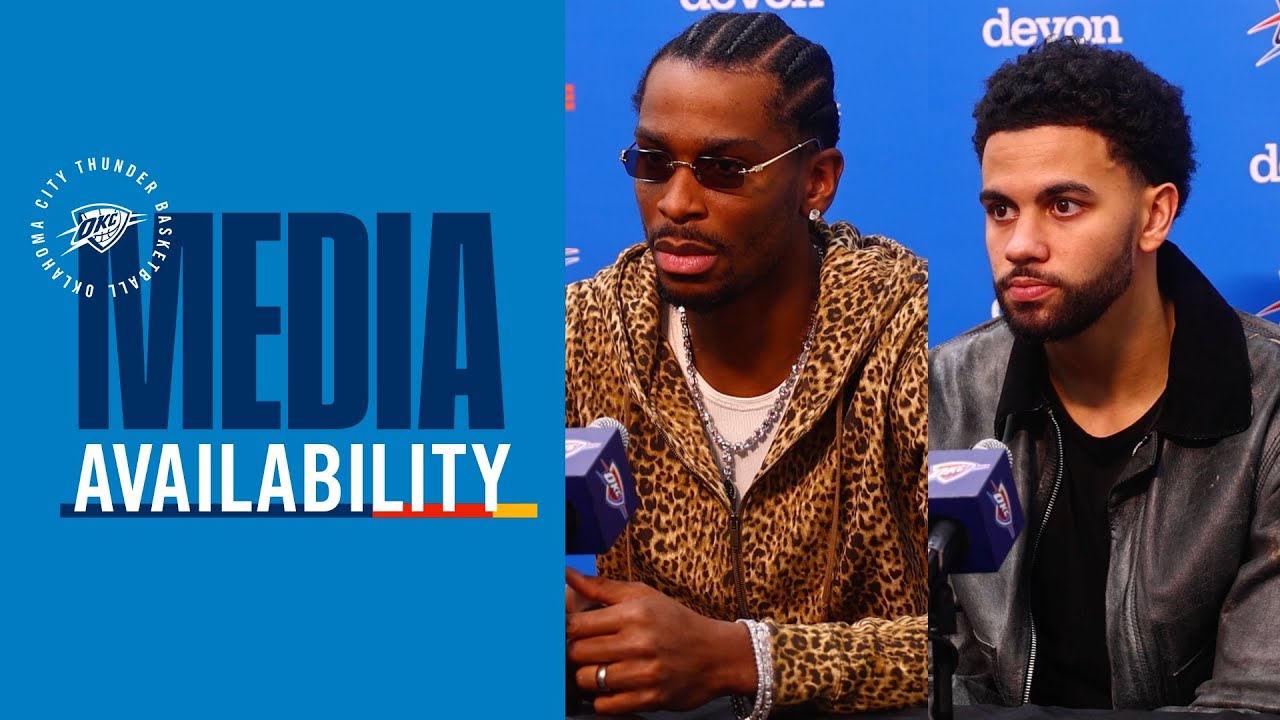 Shai Gilgeous-Alexander and Ajay Mitchell Postgame Media Availability | January 4, 2026