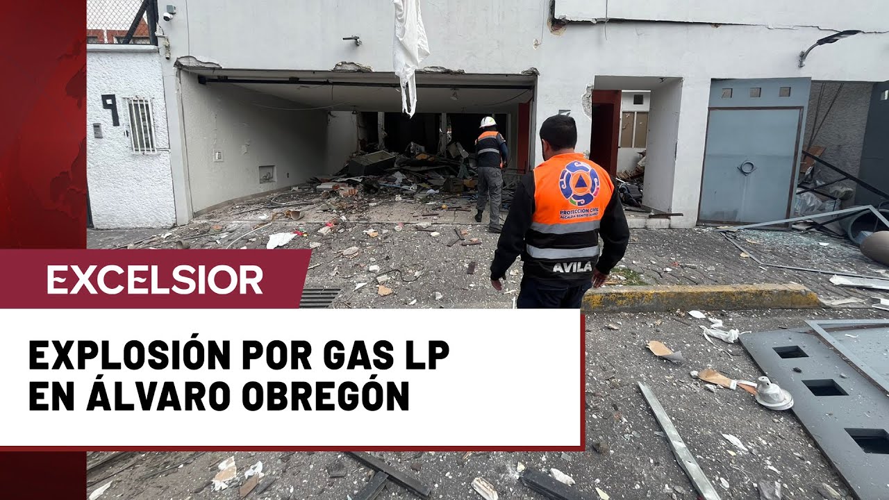 Explosión por acumulación de gas sacude una vivienda en la Álvaro Obregón, CDMX