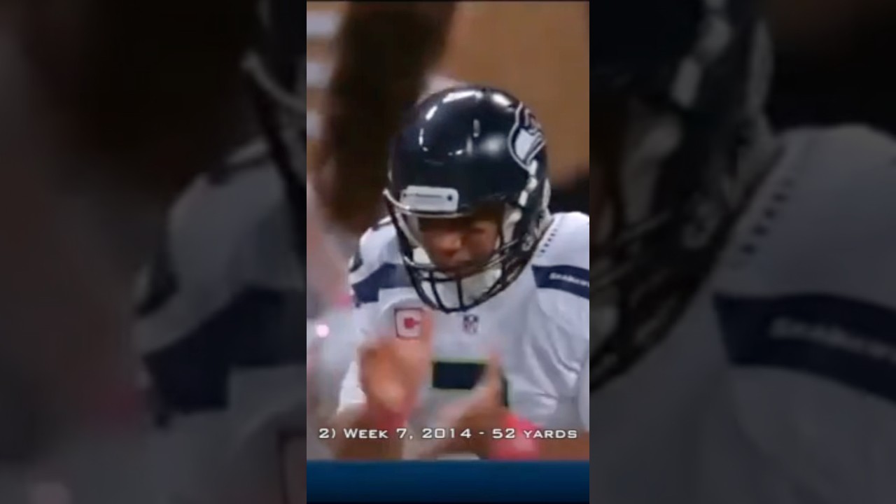 Russell Wilson’s 5 Longest Rushes of his Career 