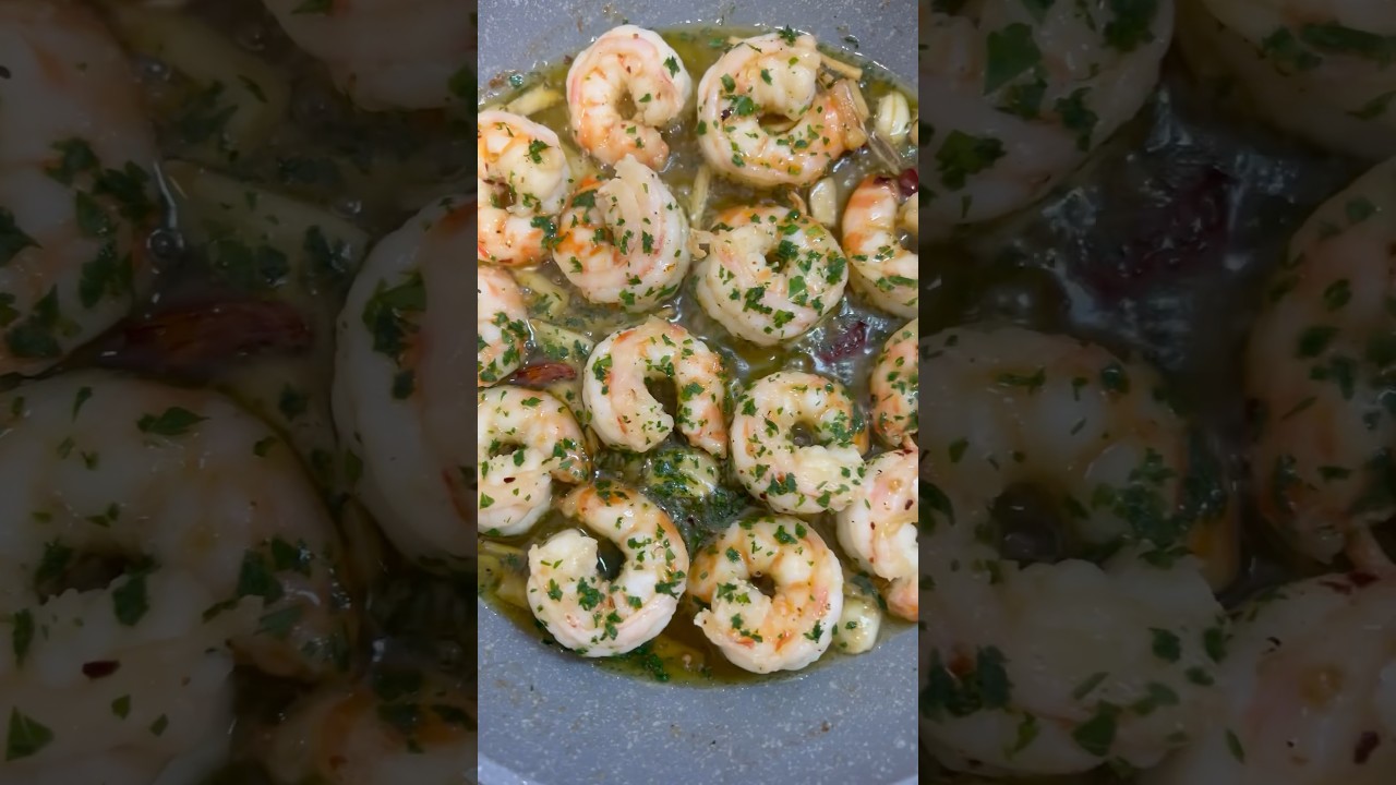Knoblauch Garnelen 🦐 Rezept in den Kommentaren #knoblauch #garnelen #shrimps
