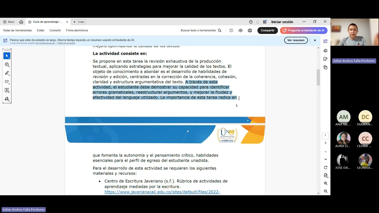 Tercera web Comunicación escrita
