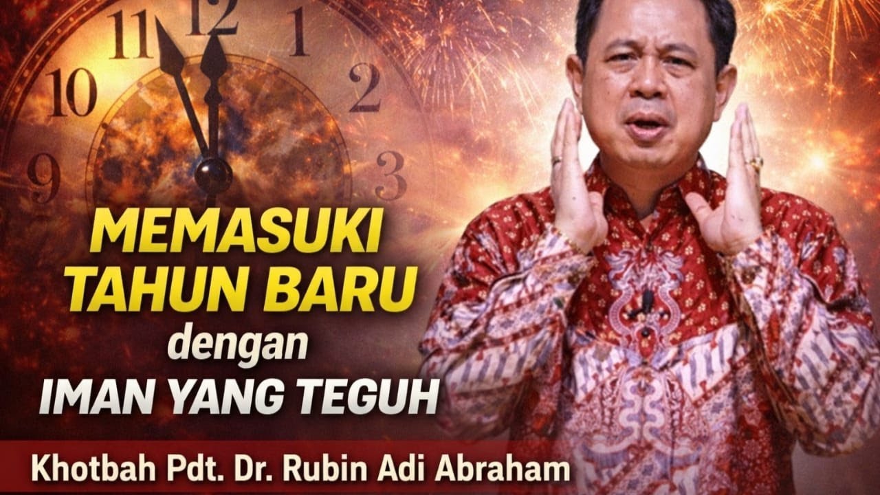 “Memasuki Tahun Baru dengan Iman yang Teguh | Khotbah Pdt. Dr. Rubin Adi Abraham”