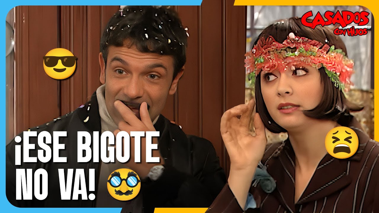 Casados con Hijos | María Elena no banca el bigote de Dardo | Sitcoms Argentinos