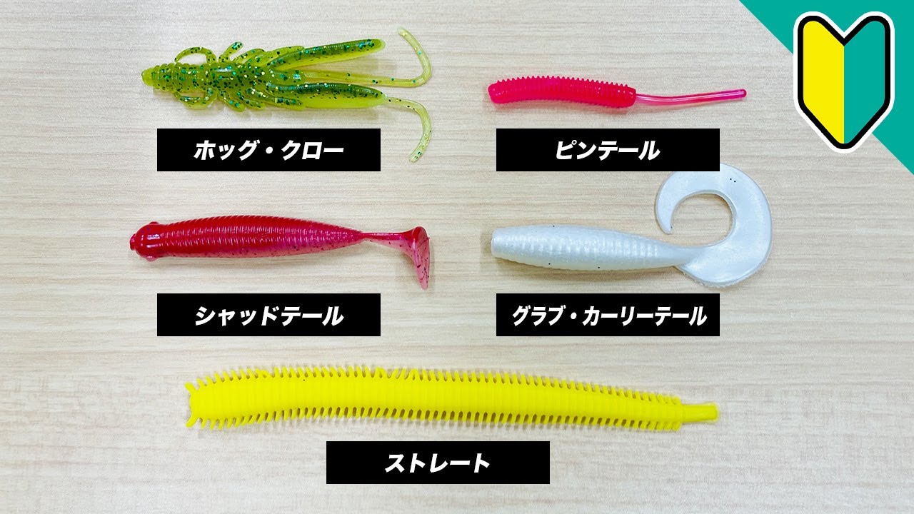 はじめてのワーム釣り講座！基本的な形や使い方を解説【海釣り向け】